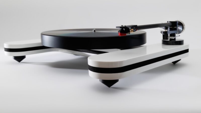 This impossibly cool turntable uses a removable disc instead of any visible controls – it’s a weird minimalist dream