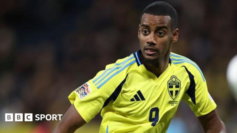 Alexander Isak: Newcastle striker named in Sweden squad for World Cup qualifiers