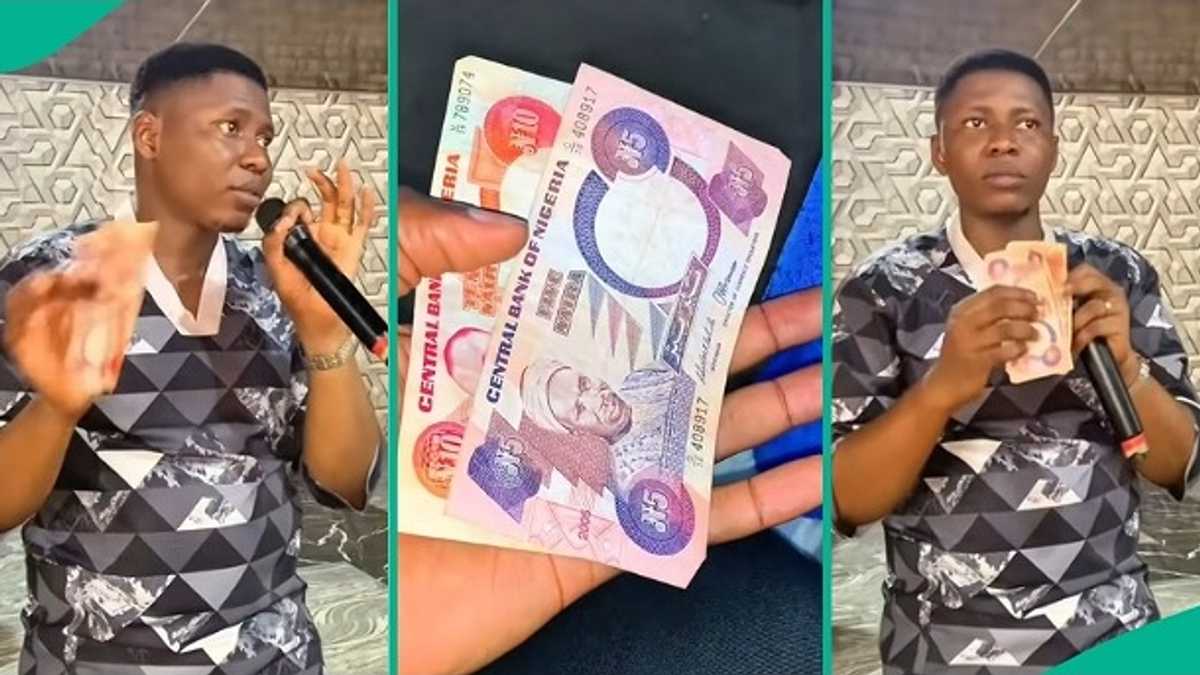 Watch video as pastor fumes after seeing old N5 and N10 notes in offering box