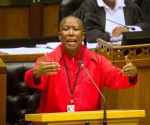 Malema calls for a single African president, currency and military