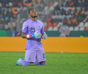 Watch: Rwanda, South Africa on alert as Super Eagles’ Stanley Nwabali allays injury fears