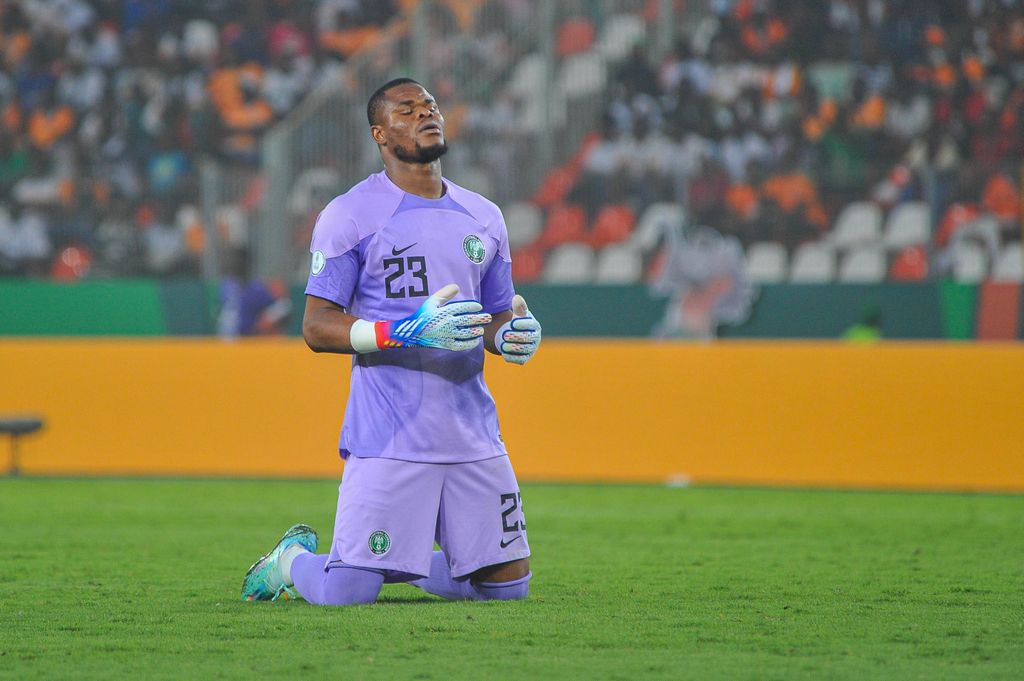 Watch: Rwanda, South Africa on alert as Super Eagles’ Stanley Nwabali allays injury fears
