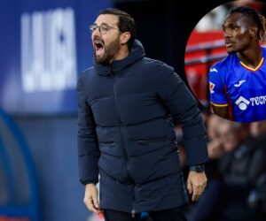 “I’m against it”- Getafe coach Jose Bordalas blows hot over Christantus Uche’s Wolves transfer