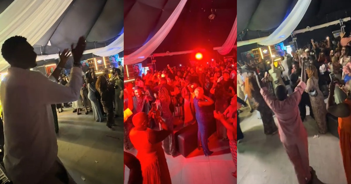 Heartwarming moment bride’s pastor parents brought ‘Holy vibes’ to her supposed wedding afterparty bash (WATCH)