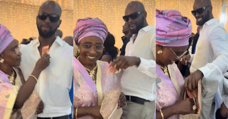 “I definitely didn’t get sprayed” – Lady shares heartwarming moment her mum showered her brother in naira notes at a party (WATCH)