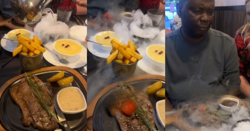 lady shares her African dad’s funny reaction to an aesthetic meal.