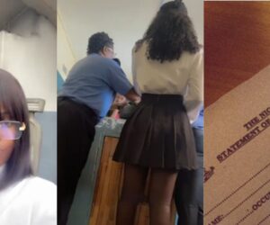 “They called us cúltists” – Lady stirs reaction online after sharing how she was arrəsted for wearing a white and black outfit to an exam hall (WATCH)