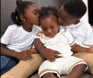 Ghanian actor and politician John Dumelo and wife Gifty reveal they welcomed a son a year ago
