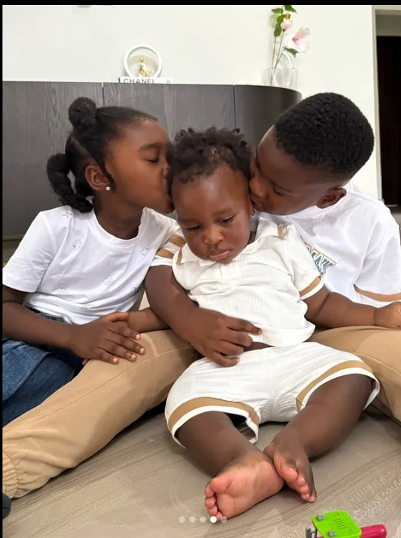 Ghanian actor and politician John Dumelo and wife Gifty reveal they welcomed a son a year ago
