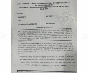Nigerian lawyer sues Sanwo-Olu for blocking him on X