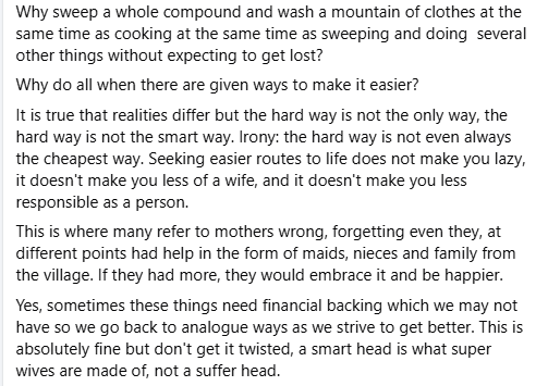 Don’t marry a man who will call you extravagant for desiring basic things
