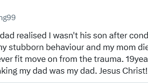 I haven’t moved on from the trauma