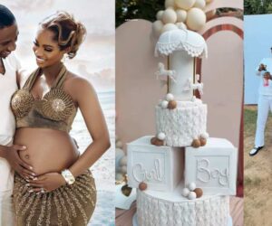 Priscilla Ojo, Juma Jux throw lavish gender reveal party