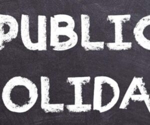 List Of Public Holiday From August Till December