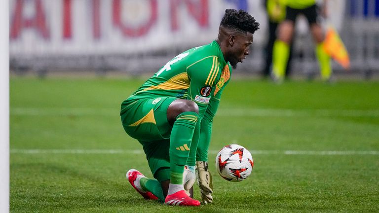 West Ham reject loan move for Manchester United’s Andre Onana