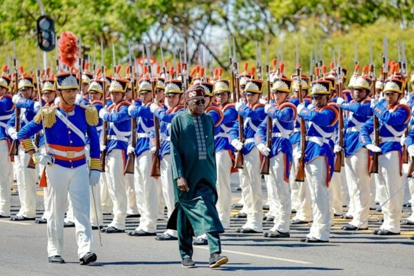 Tinubu Welcomed With Full Military Honours In Brazil