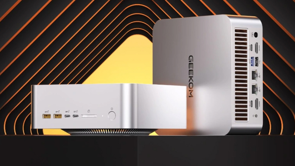 Geekom A9 Mega mini PC pairs Ryzen AI Max+ 395 processor with dual USB4 and extensive workstation connectivity