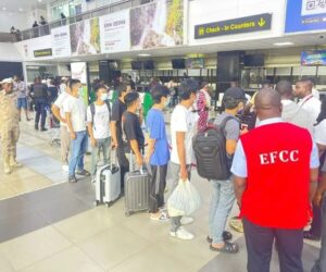 PHOTOS: EFCC, immigration deport 51 foreigners jailed for cybercrime