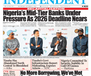 Top Stories For Today (03/09/25) – Independent Newspaper Nigeria