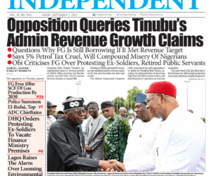 Top Stories For Today (05/09/25) – Independent Newspaper Nigeria