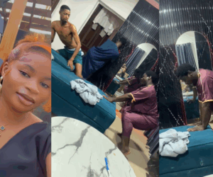 “This ppl won finish me for house” – Woman reveals how her husband and his friends entertained her after eating (VIDEO)