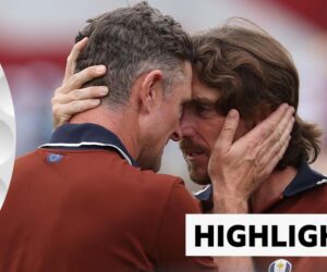 Europe build lead on feisty second day at Ryder Cup