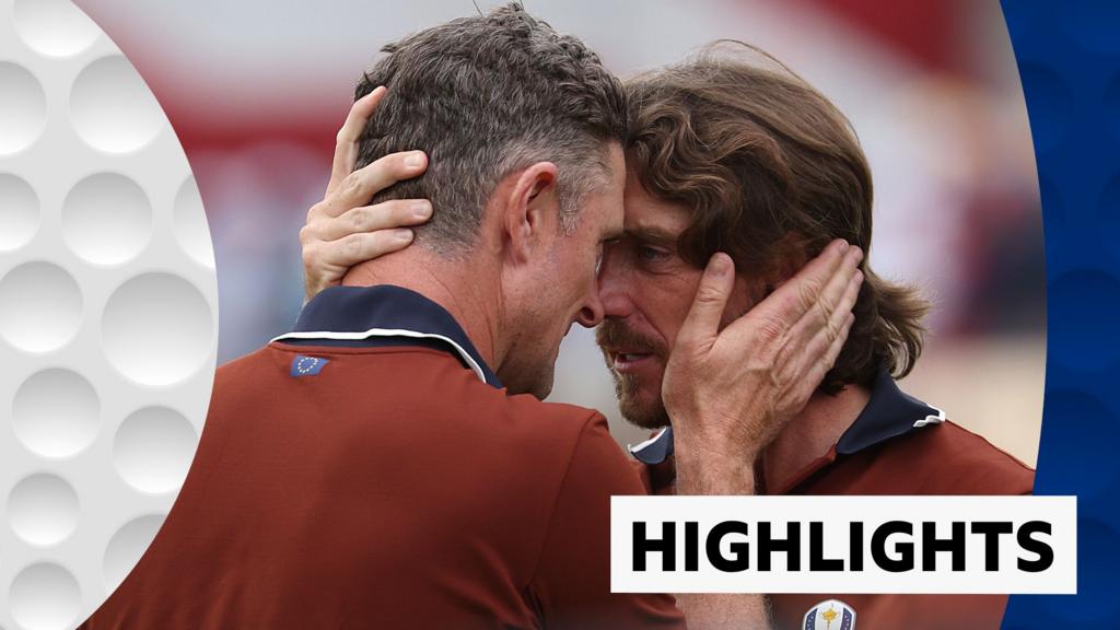 Europe build lead on feisty second day at Ryder Cup