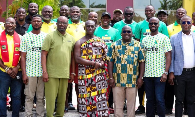 Ghana’s President Drums Support For Asante Kotoko Against Kwara United