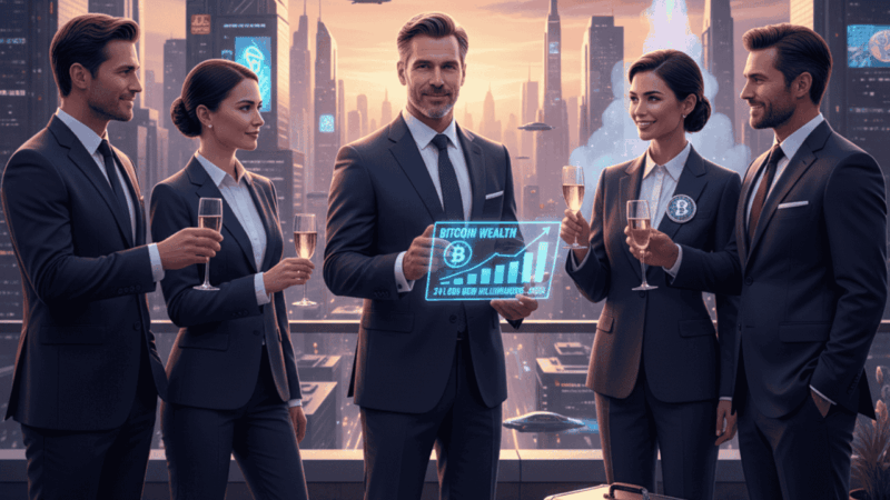 Crypto millionaires hit a record 241,000 as Bitcoin wealth skyrockets in 2025