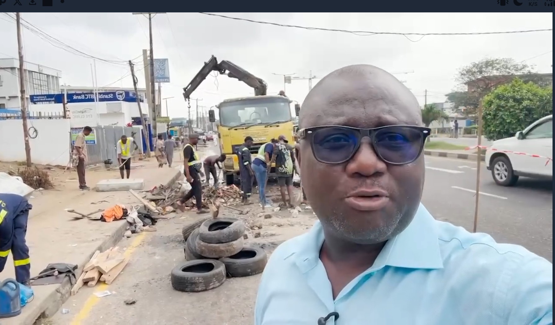 Journalist’s civic action prompts Lagos govt to cover dangerous manhole