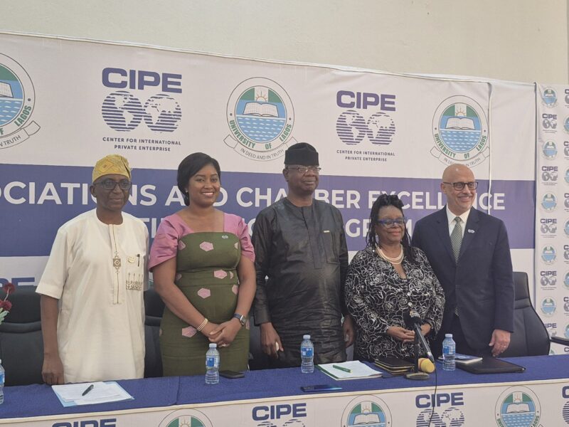 CIPE, UNILAG launch certification programme to professionalise chambers, associations