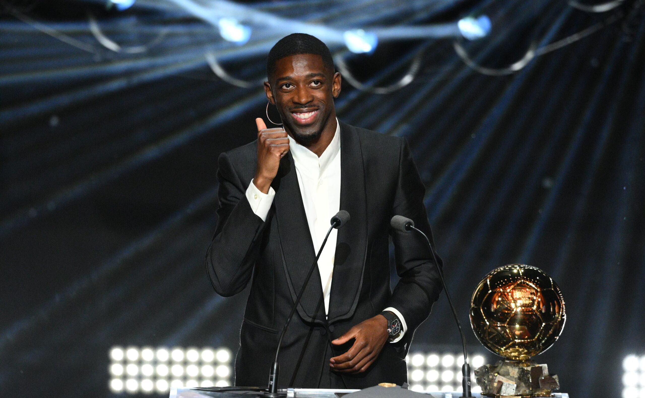Dembele, Aitana Bonmati take top honours in Paris