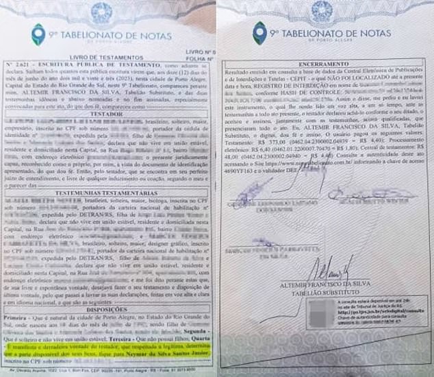 Brazilian Billionaire leaves entire fortune to Neymar despite never meeting the football star