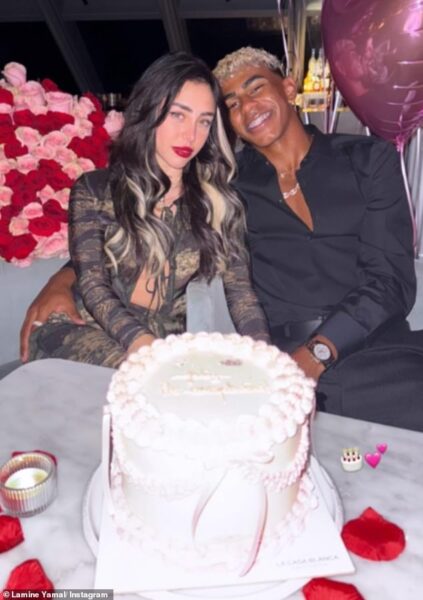 Barcelona star Lamine Yamal and Argentinian girlfriend, 25, ‘split