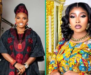 Lizzy Anjorin Dances, Sprays Iyabo Ojo in Old Video Amid Feud, Clip Ignites Heated Reactions