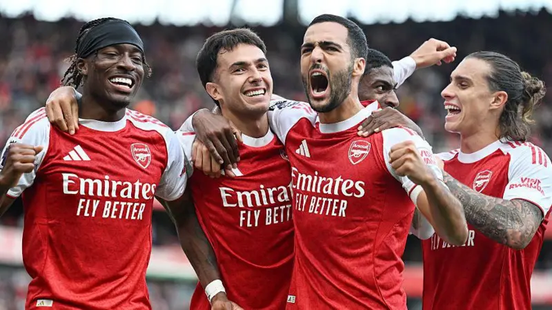 Zubimendi scores brace as Arsenal wallop Nottingham Forest 3-0