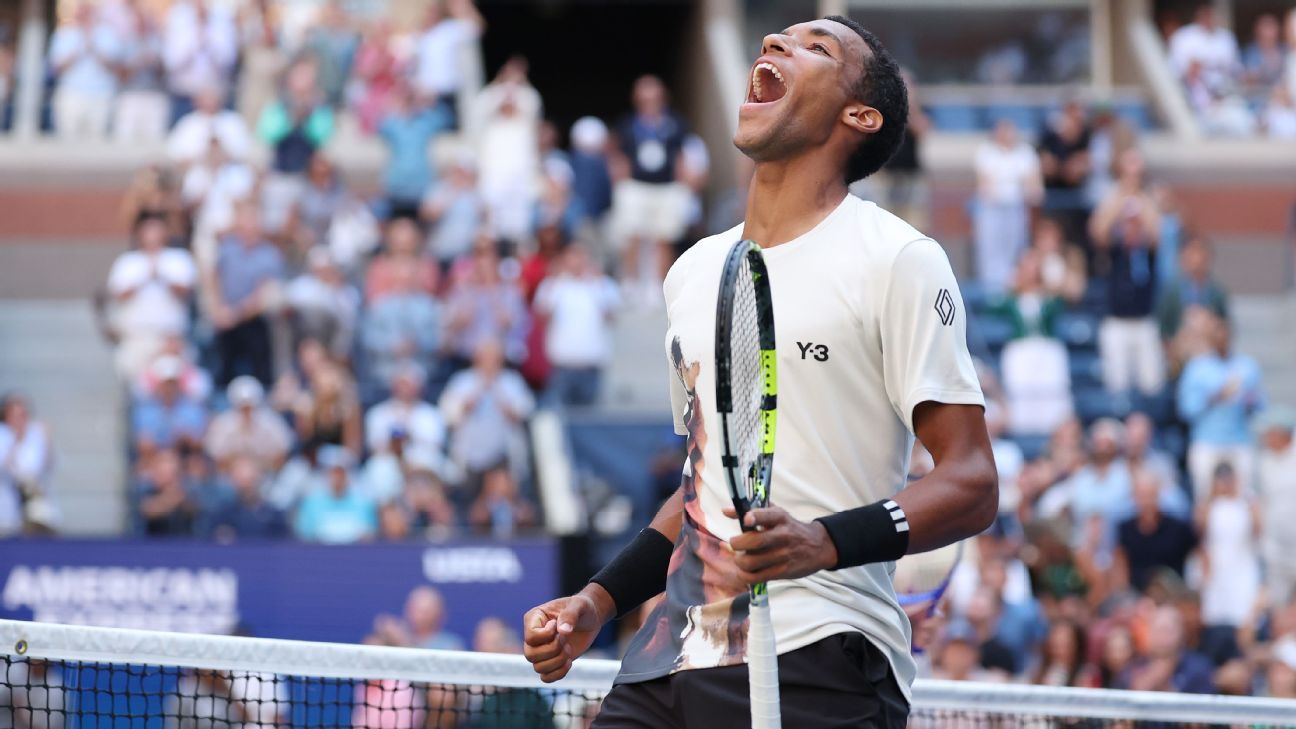 Felix Auger-Aliassime tops Alex De Minaur to reach US Open semis