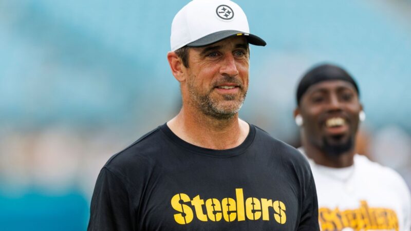 Aaron Rodgers downplays facing Jets in Steelers’ opener