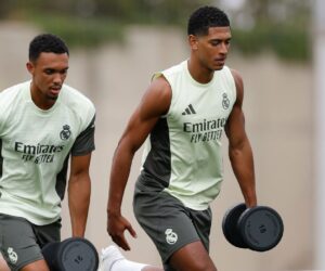 Jude Bellingham back in Real Madrid training after surgery