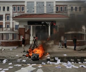 Wife of ex-Nepal PM killed as protesters raze homes of political leaders