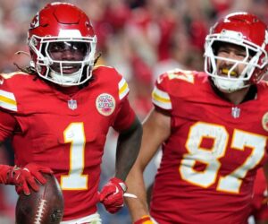Chiefs’ Travis Kelce accepts blame for Xavier Worthy’s injury