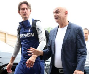 Frank on Levy’s Tottenham exit: ‘Don’t think anyone expected it’