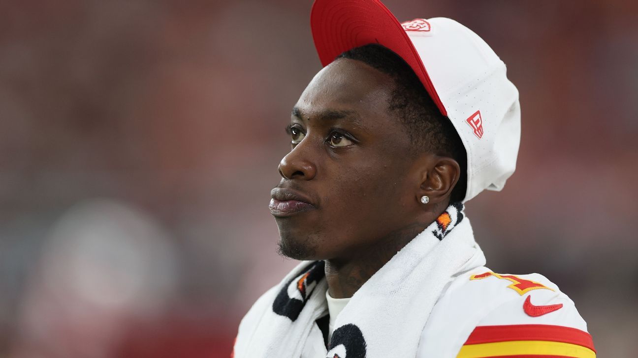 Chiefs WR Xavier Worthy doubtful for SB rematch vs. Eagles