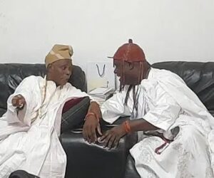 Ooni meets Ladoja ahead of his installation as 44th Olubadan