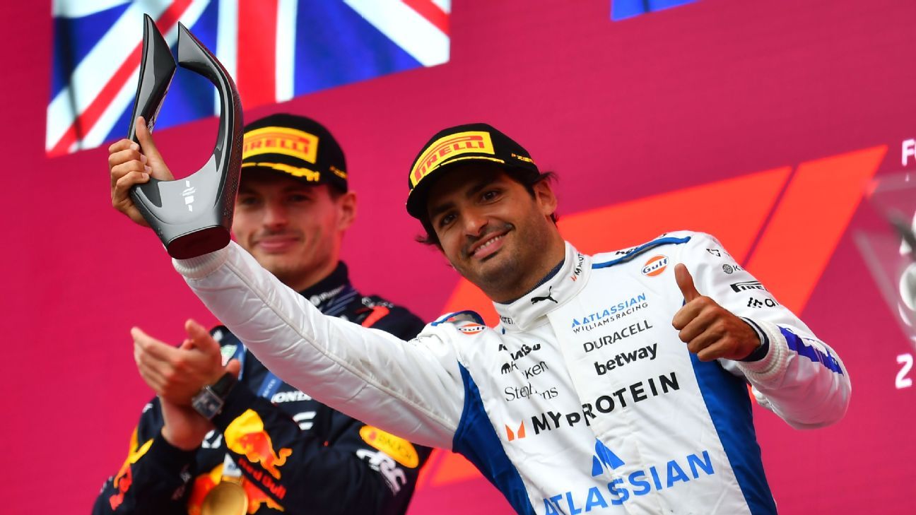 Verstappen wins thrilling Azerbaijan GP ahead of Russell, Sainz