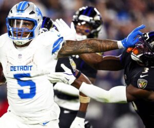 Rushing attack, pass rush help Lions defeat Ravens on road