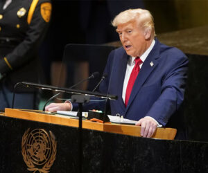 Trump Demands UN Probe Into ‘Triple Sabotage’ After Escalator, Teleprompter, Audio Incidents