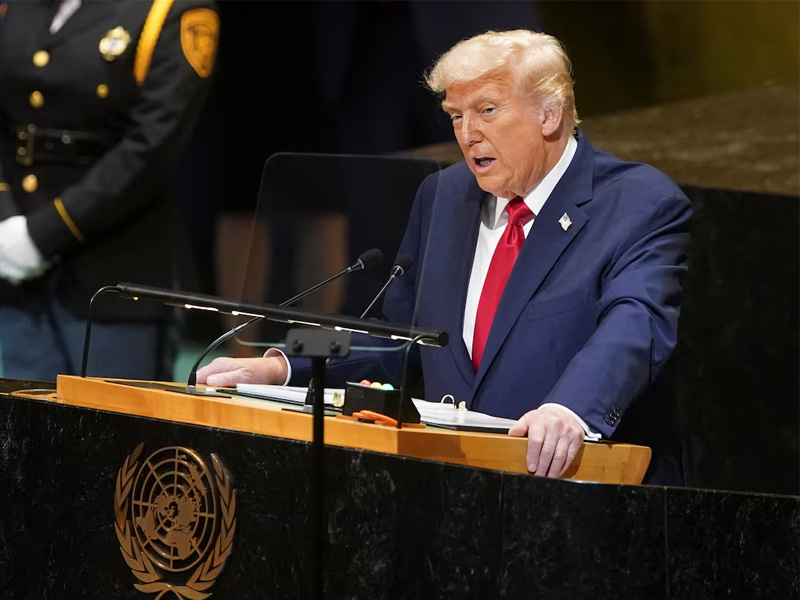 Trump Demands UN Probe Into ‘Triple Sabotage’ After Escalator, Teleprompter, Audio Incidents