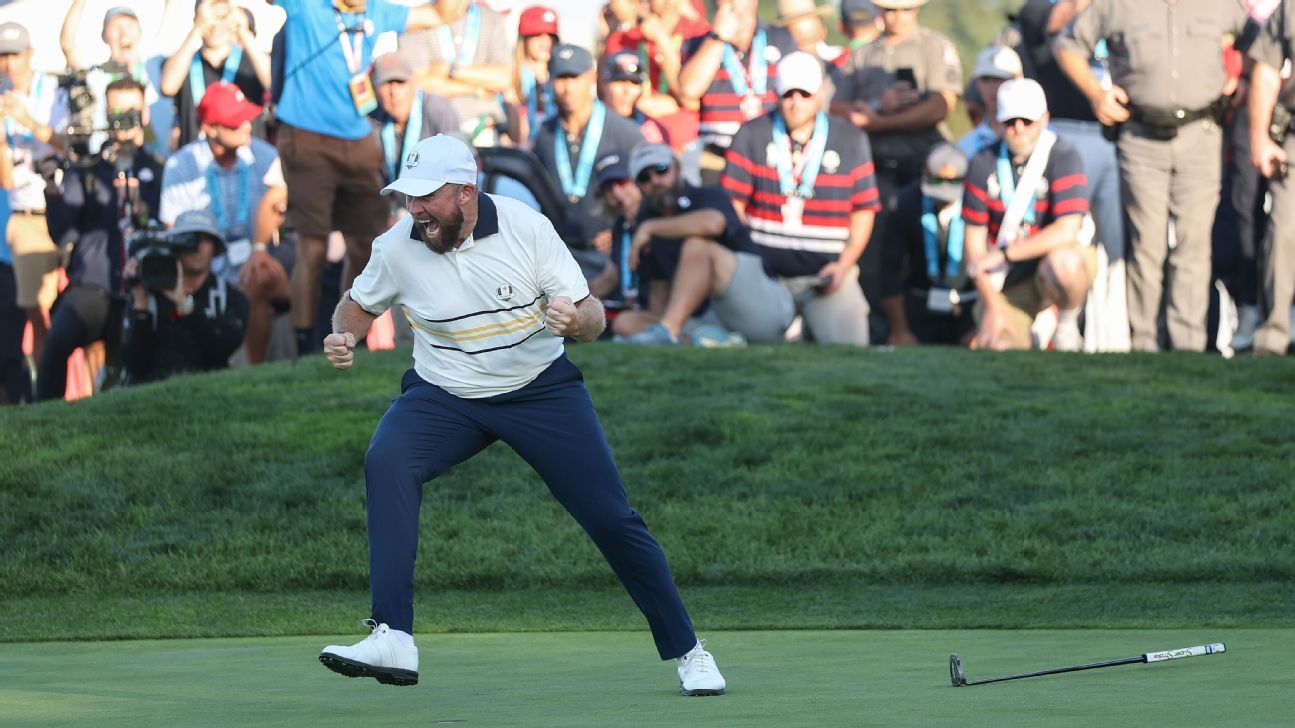Europe holds off U.S. rally in singles, retains Ryder Cup
