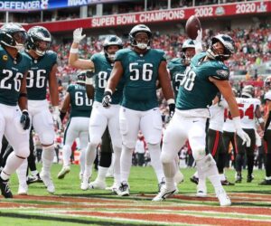Eagles put ‘exciting’ twist on tush push for two touchdowns